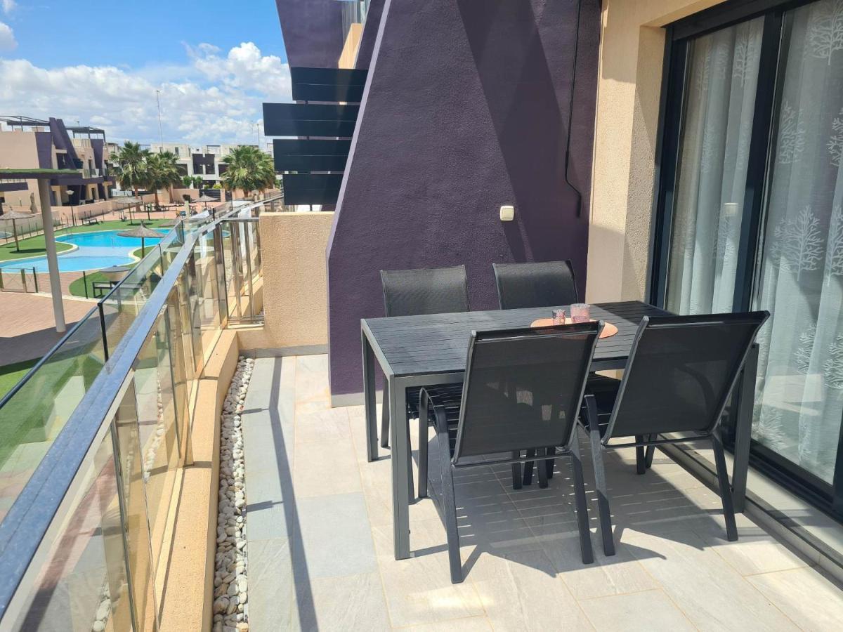 Apartamento Higuericas Costa 222 Haerlig Takterrass Med Havsutsikt - Pool Och 250M Till Stranden Torre de la Horadada Exterior foto